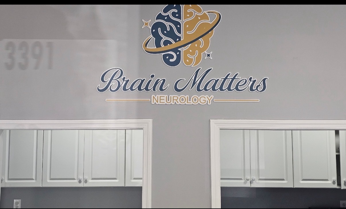 Brain Matters Neurology — interior signage and reception